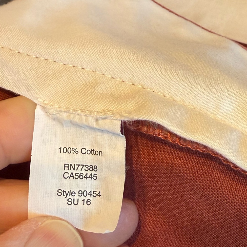 J.Crew GRAMERCY size 33 dk salmon shorts - Picture 4 of 8